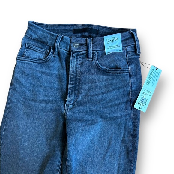 Joe's Hi Rise Honey Snapback bootcut jeans Caligo black size XS new with tags - Picture 4 of 13